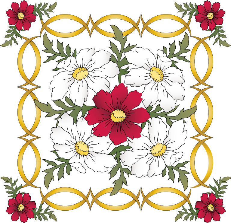Floral_ Pattern_ Chrysanthemum_ Design PNG image