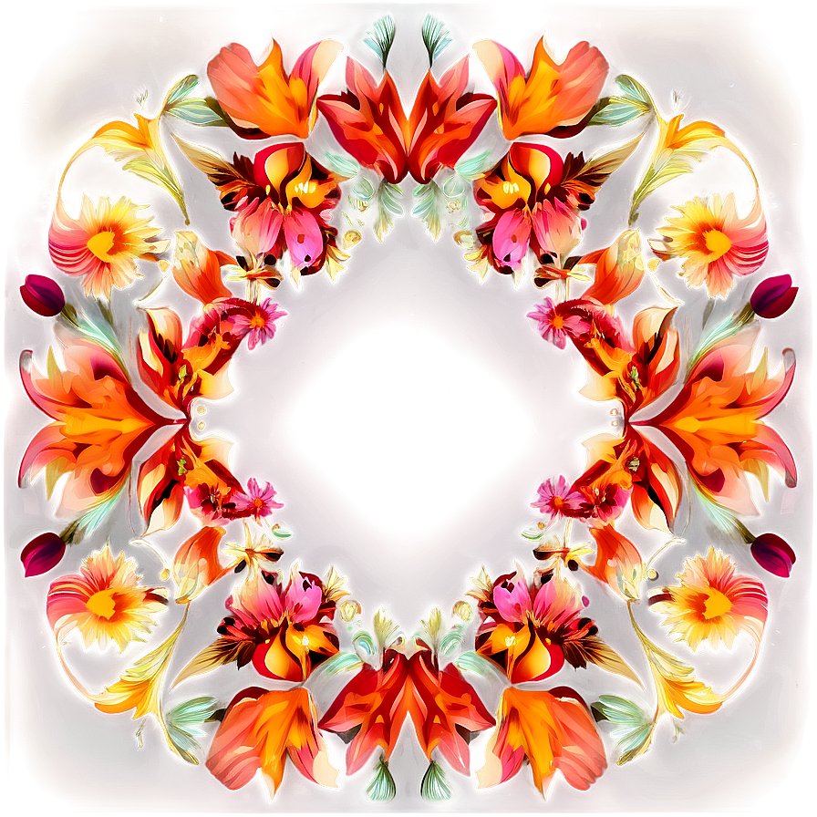 Floral Pattern Transparent Png Lie46 PNG image