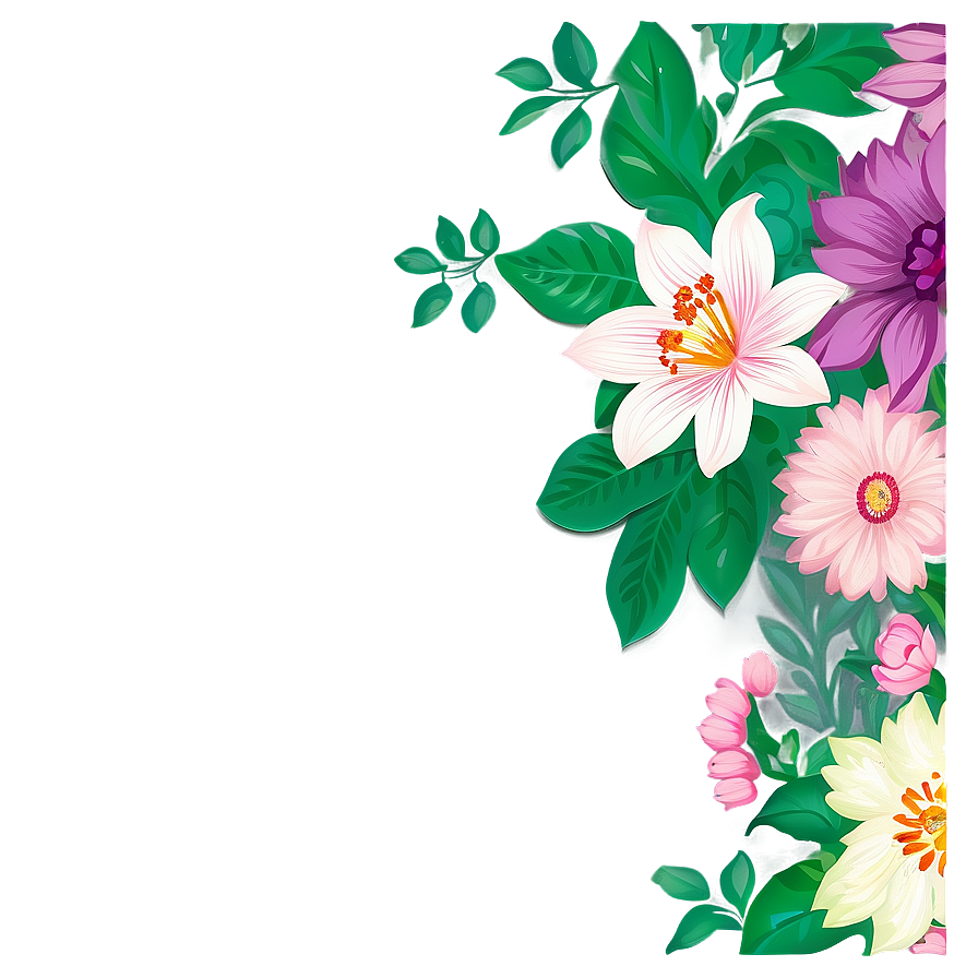 Floral Phone Wallpaper Png 05062024 PNG image