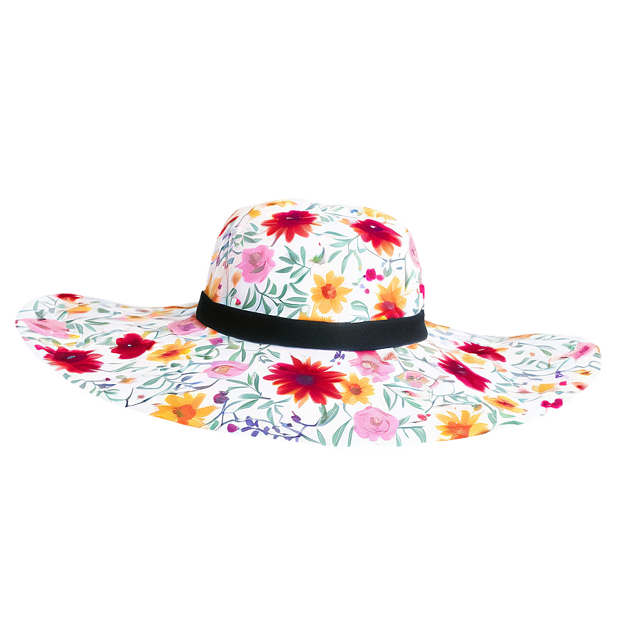 Floral Sun Hat Png Icy PNG image