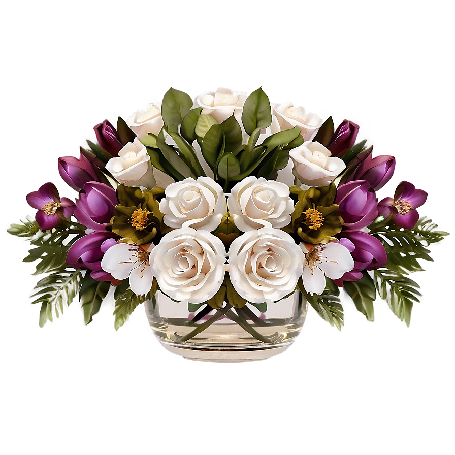 Floral Table Decor Png 46 PNG image