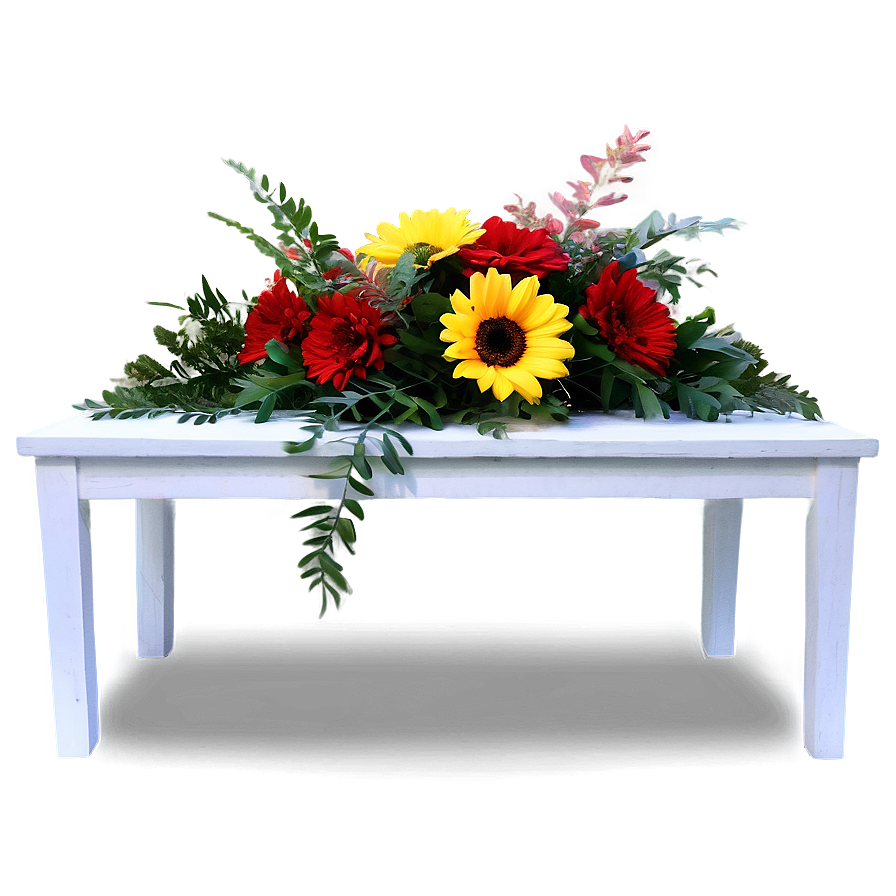 Floral Table Decor Png Tts PNG image