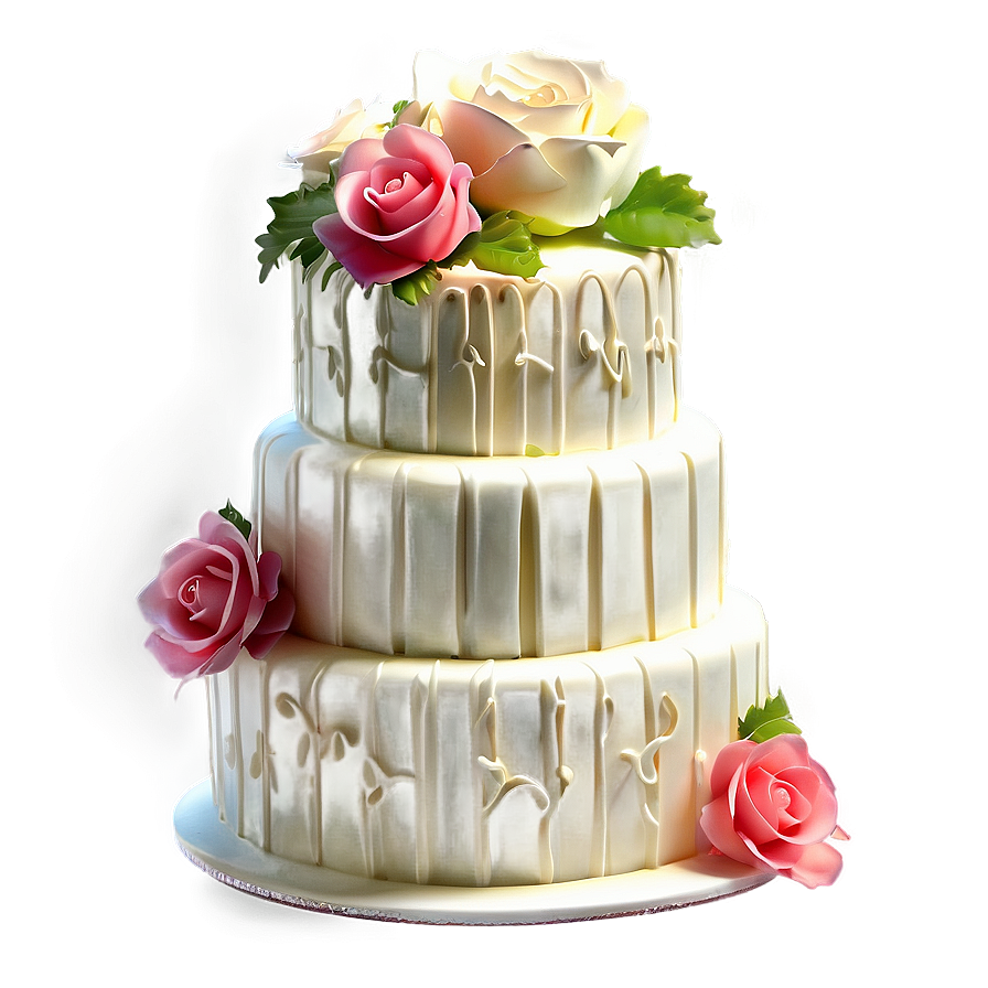 Floral Wedding Cake Png Xey47 PNG image