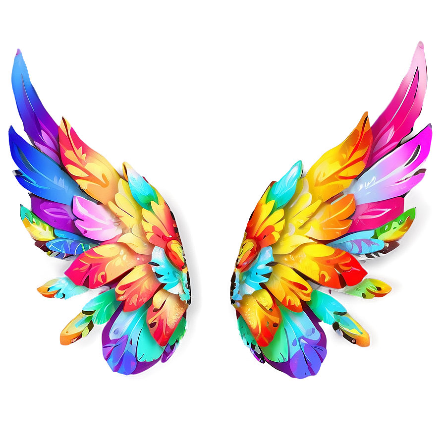 Floral Wings Png Oyf PNG image