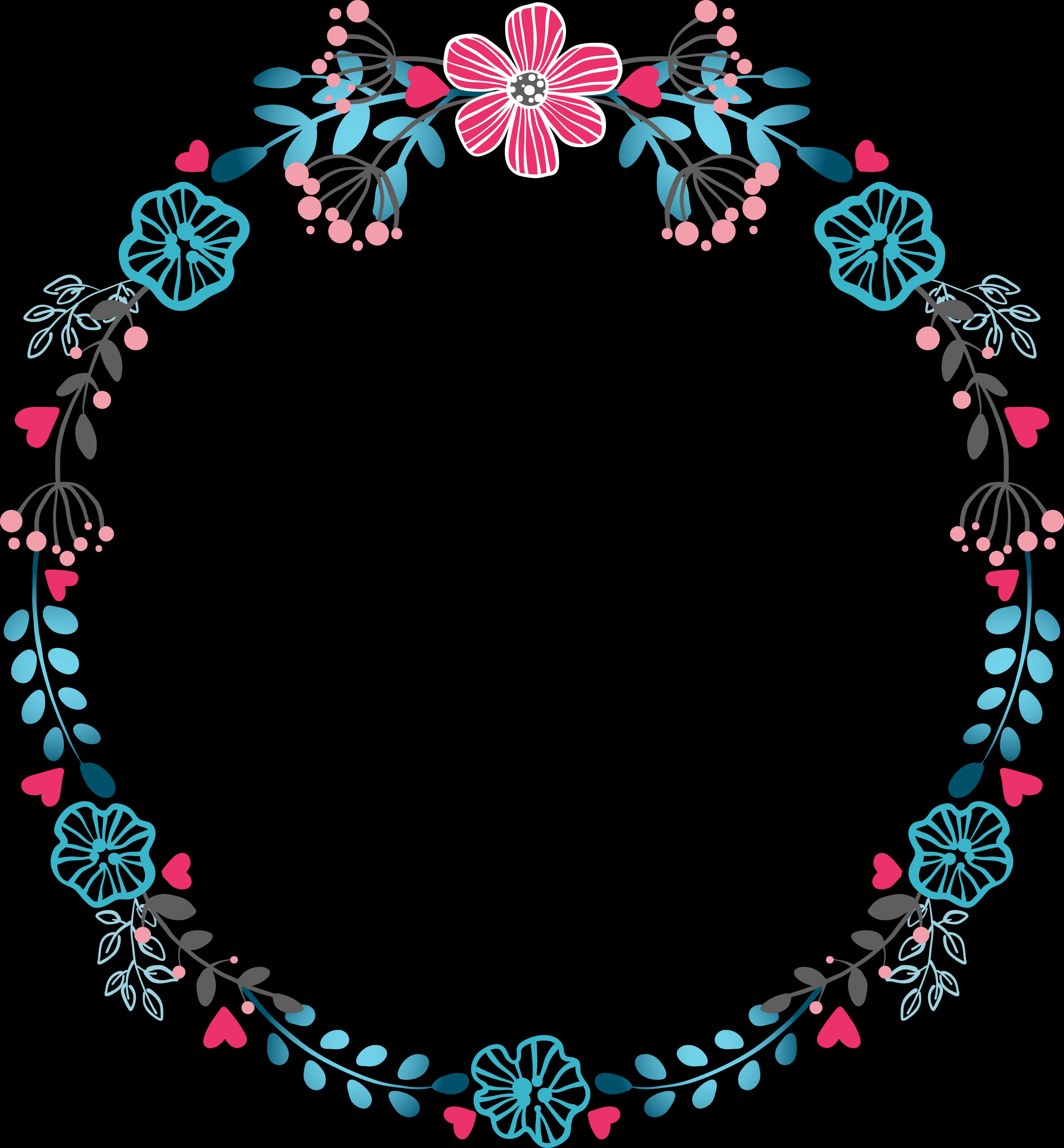 Floral_ Wreath_ Graphic_ Design PNG image