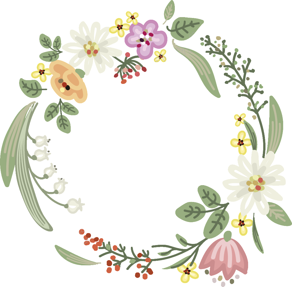 Floral_ Wreath_ Vector_ Graphic PNG image