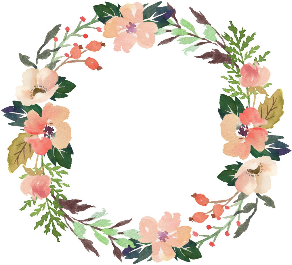 Floral_ Wreath_ Watercolor_ Design.png PNG image