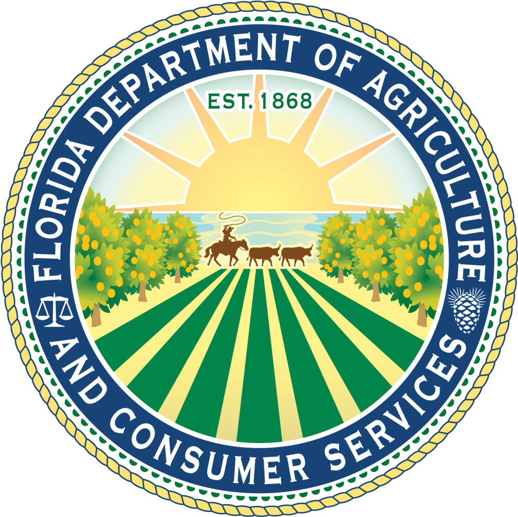 Florida Departmentof Agricultureand Consumer Services Seal PNG image