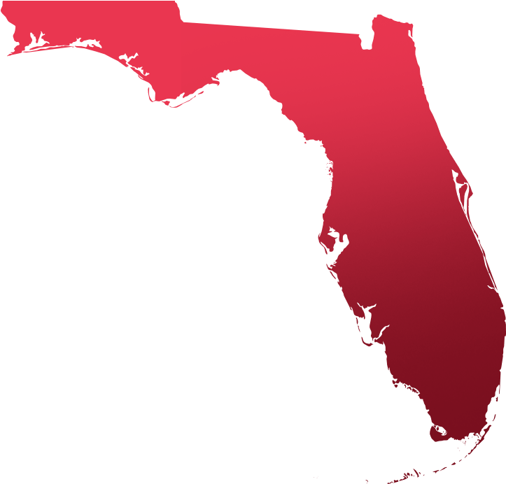 Florida Map Silhouette PNG image