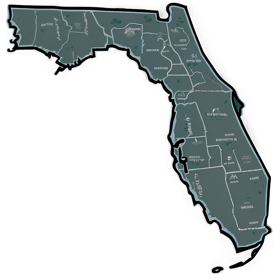 Florida Outline Clipart Png Xpw PNG image