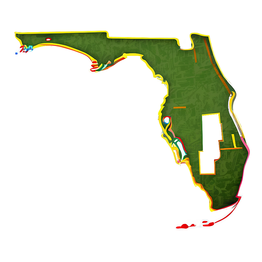 Florida Outline Transparent Background Png Kqw81 PNG image