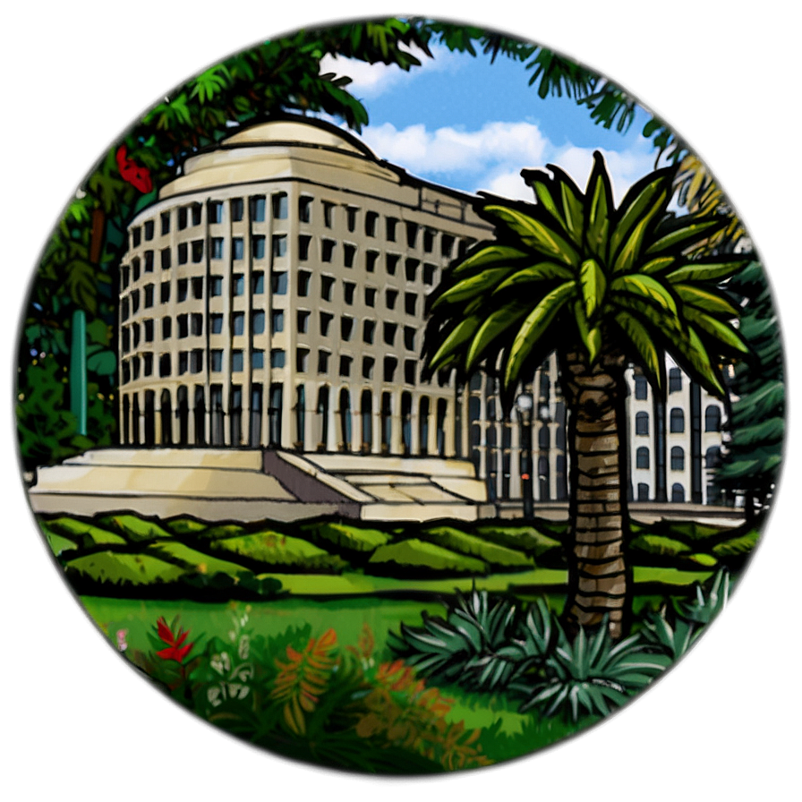 Florida State Capitol Dome Png Mcu14 PNG image