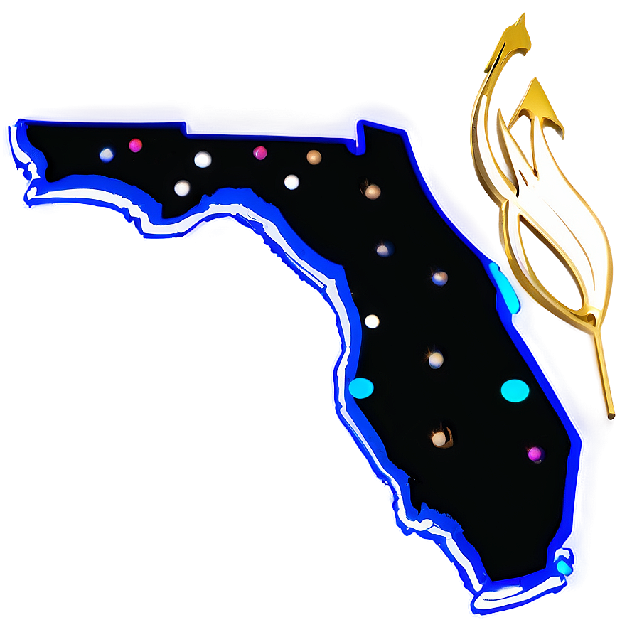 Florida State Edge Outline Png 06122024 PNG image