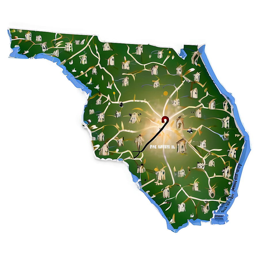 Florida State Map Png Xns PNG image