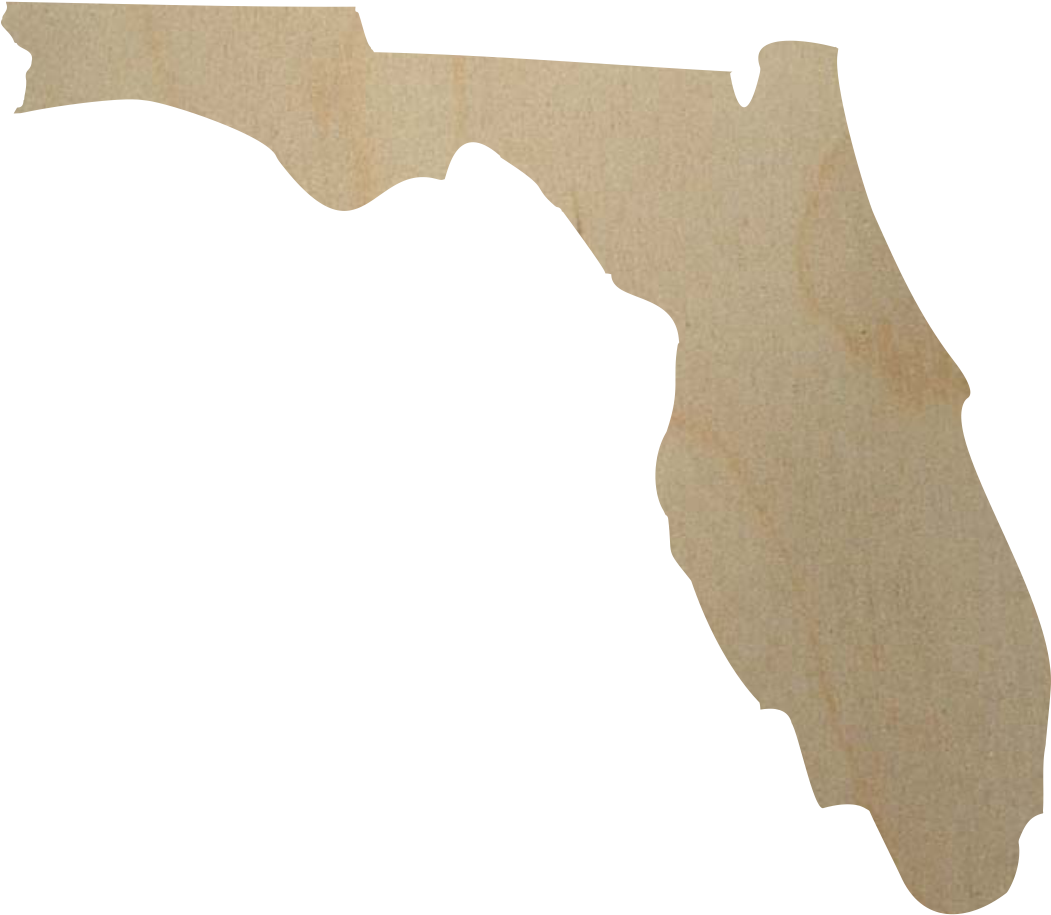 Florida State Outline PNG image