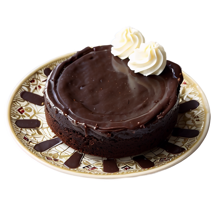 Flourless Chocolate Cake Png Jwl28 PNG image