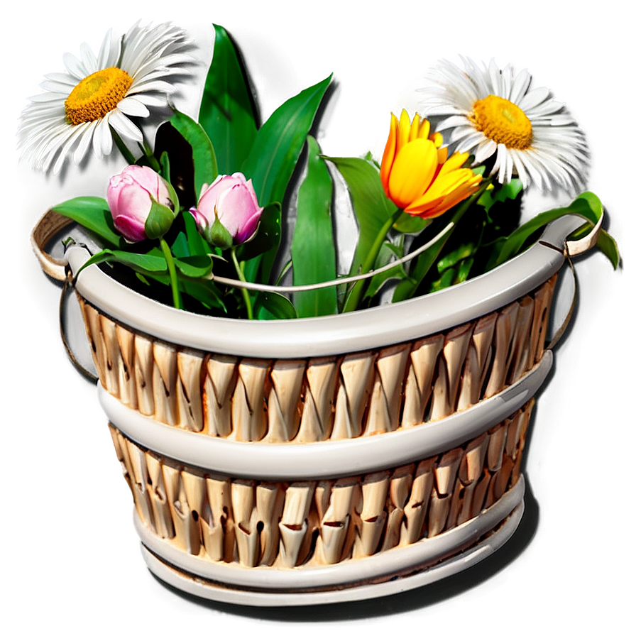 Flower Basket Png 88 PNG image