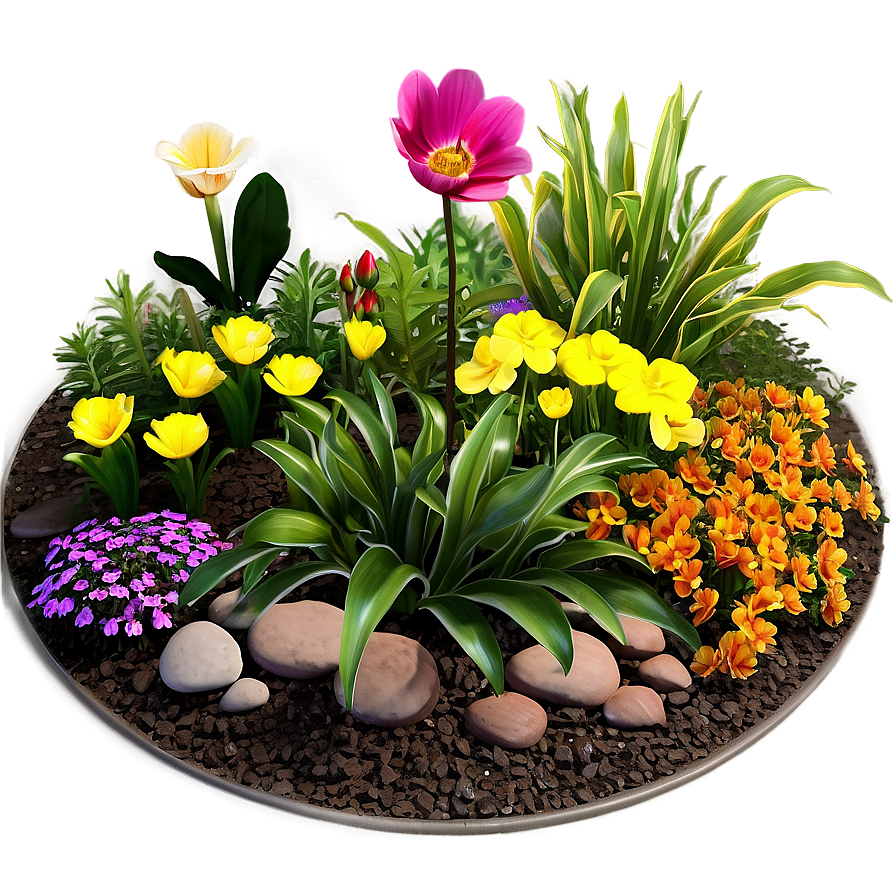 Flower Bed Enhancement Png 28 PNG image