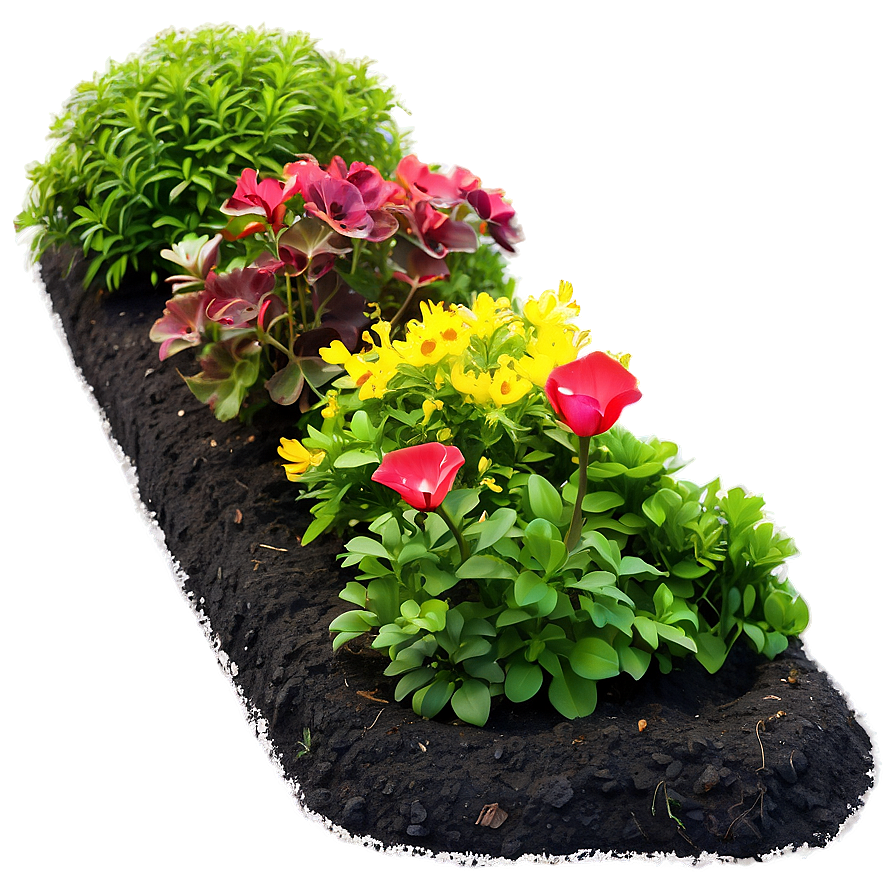 Flower Bed Fertilization Png 79 PNG image