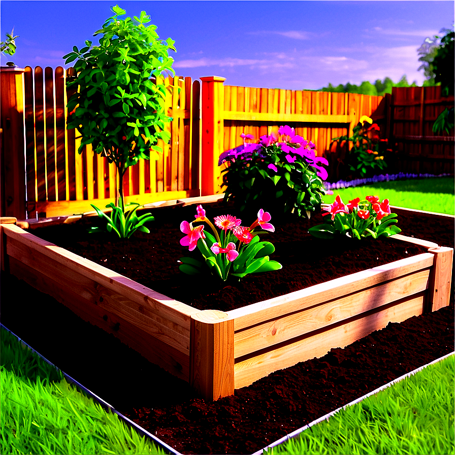 Flower Bed Planning Png 17 PNG image