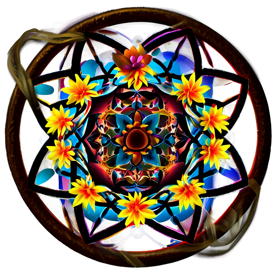 Flower Of Life Dreamcatcher Png 55 PNG image