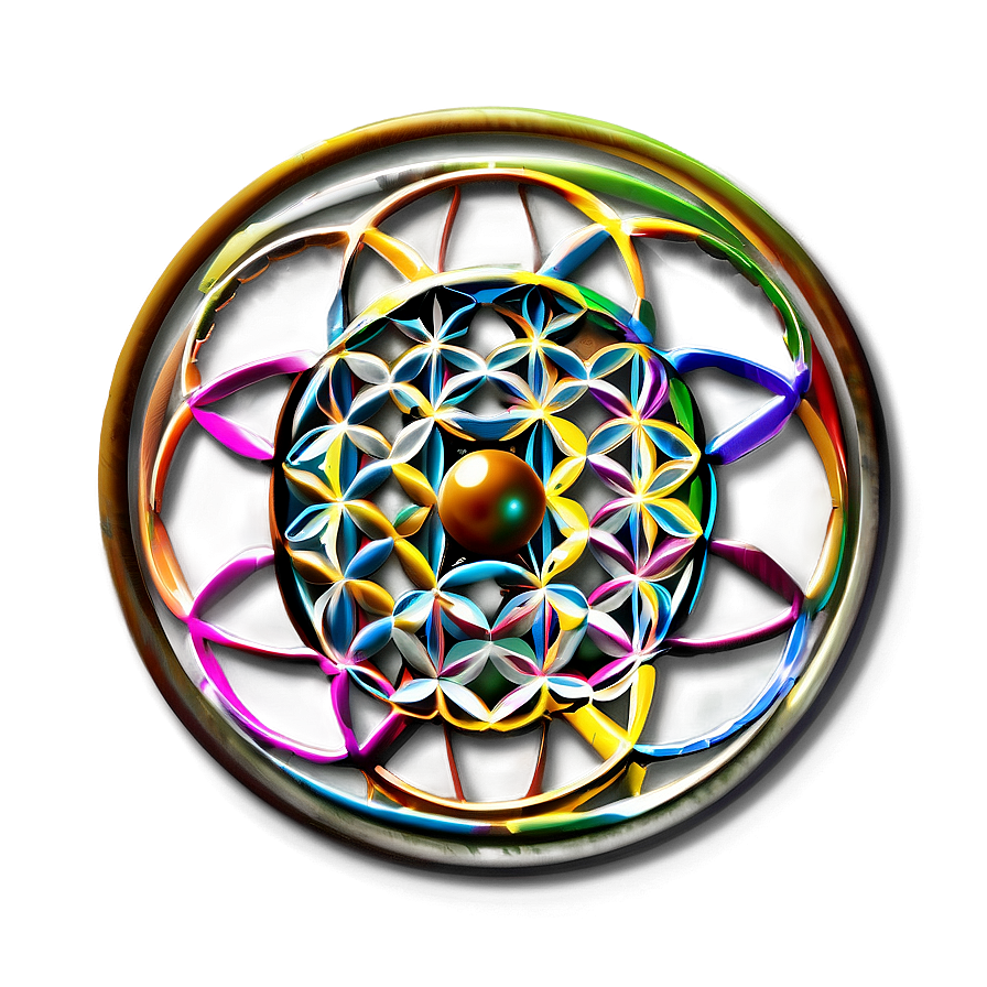 Flower Of Life Quantum Structure Png Ina90 PNG image