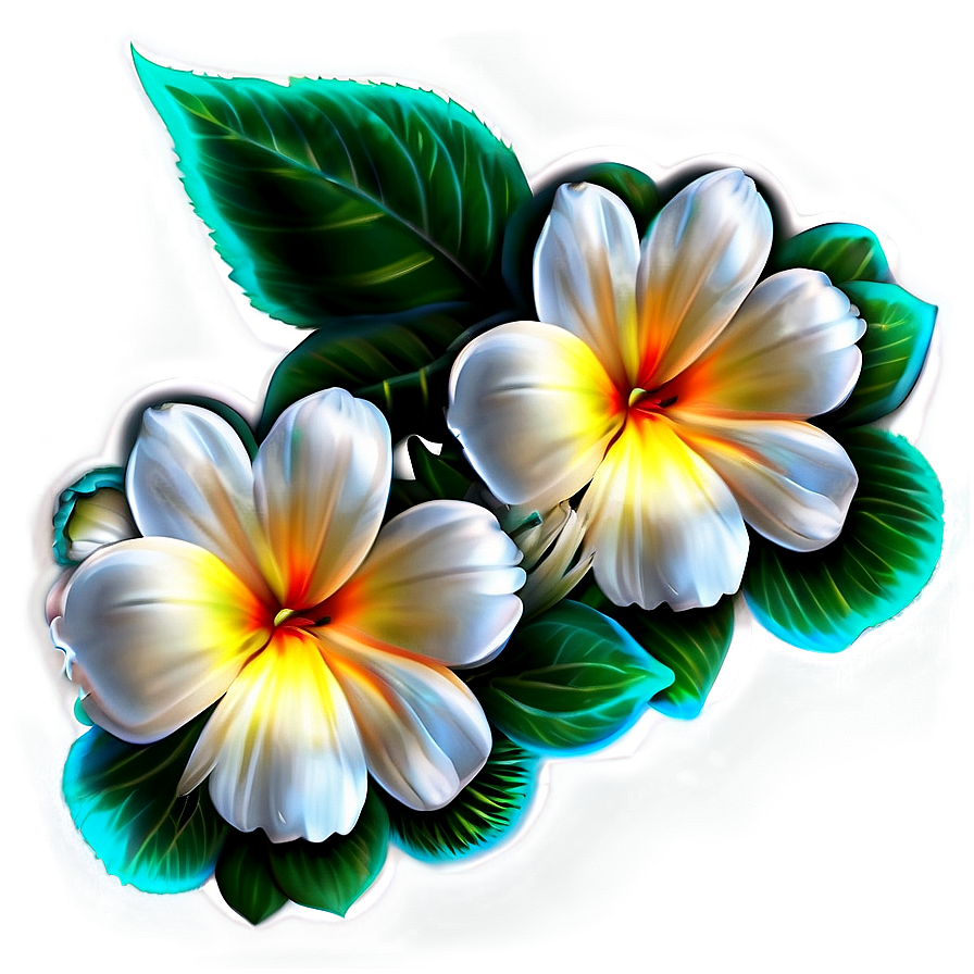 Flower Sticker A PNG image