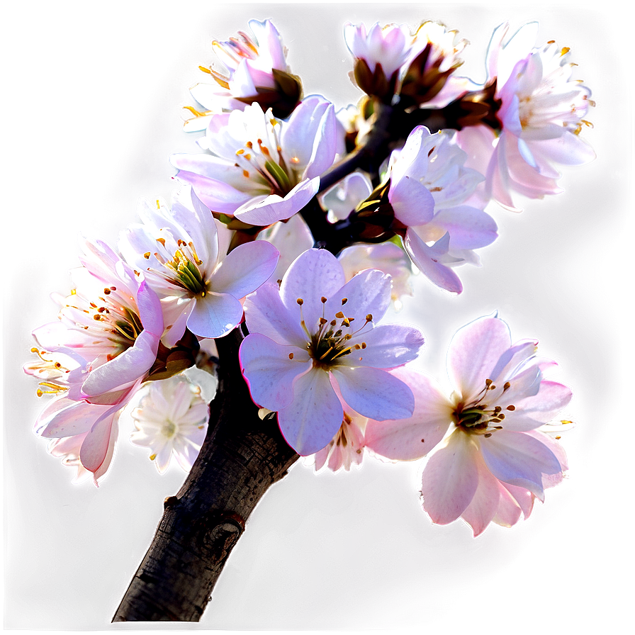 Flower Tree Branch Closeup Png 74 PNG image