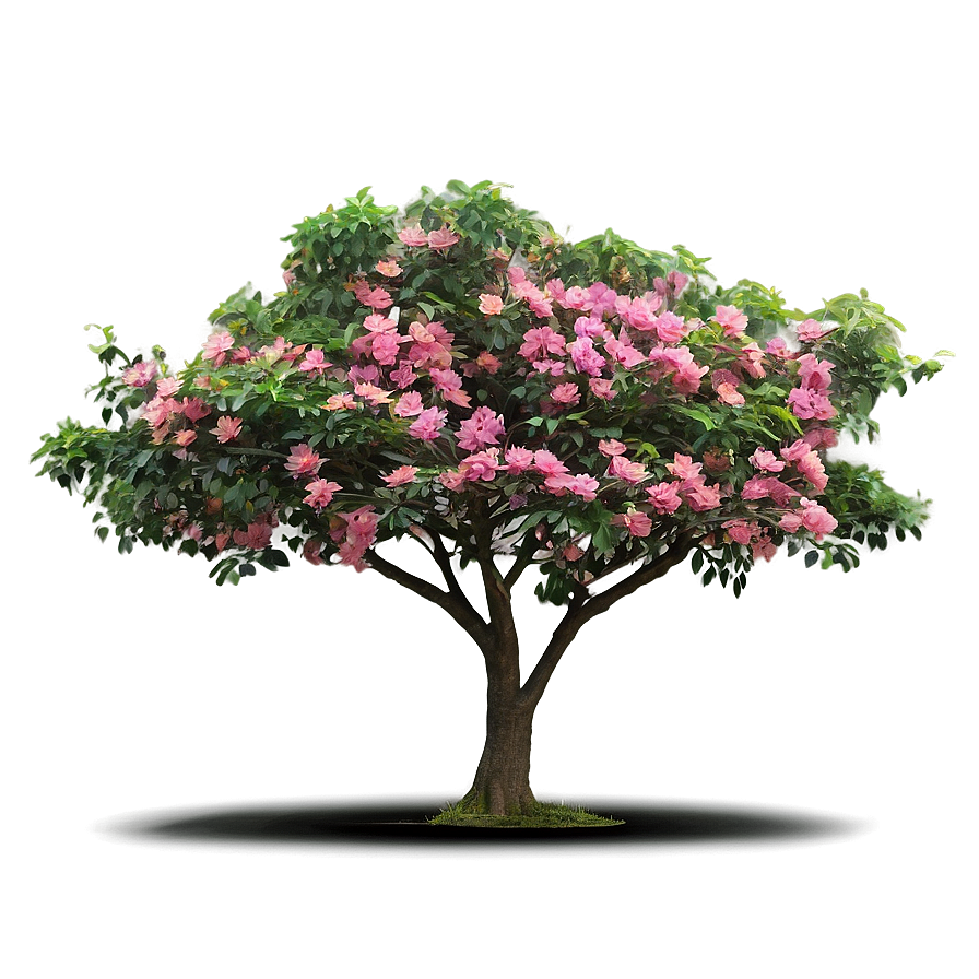 Flower Tree In Secluded Forest Png Lsi PNG image