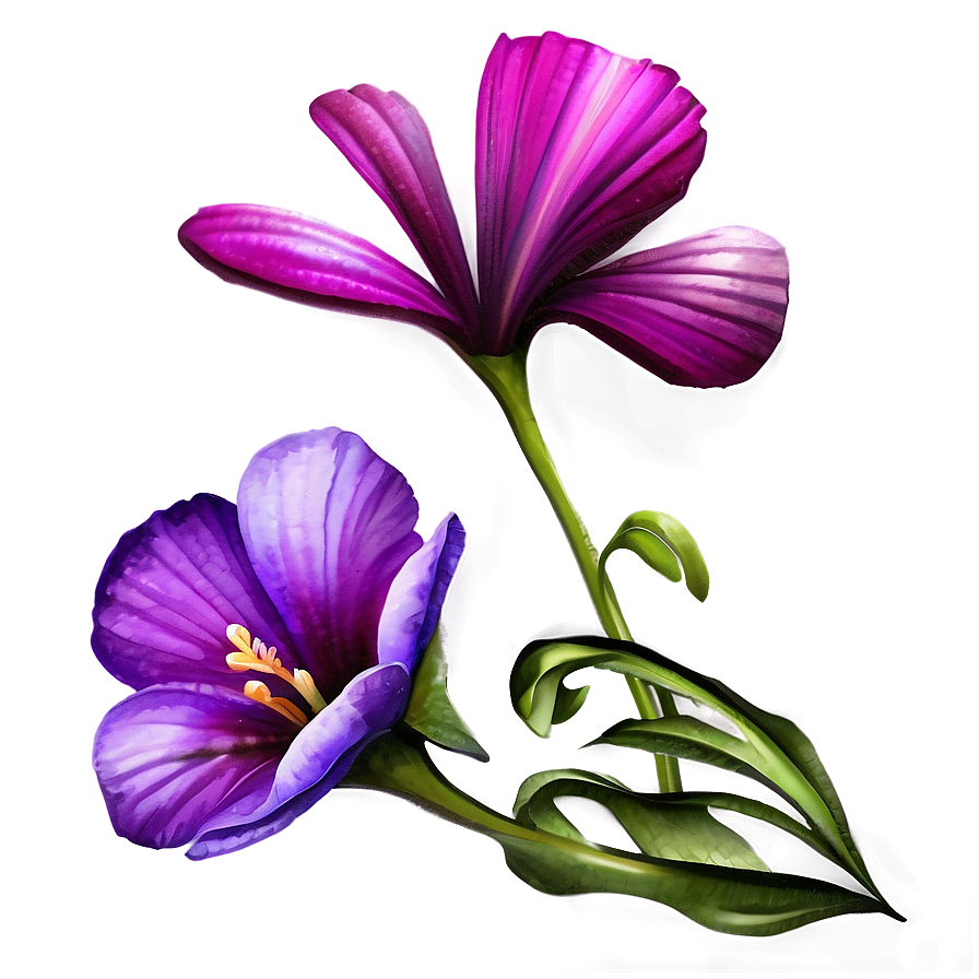 Flower Watercolor A PNG image