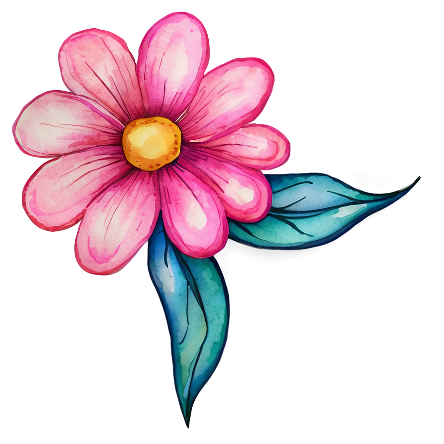 Flower Watercolor C PNG image