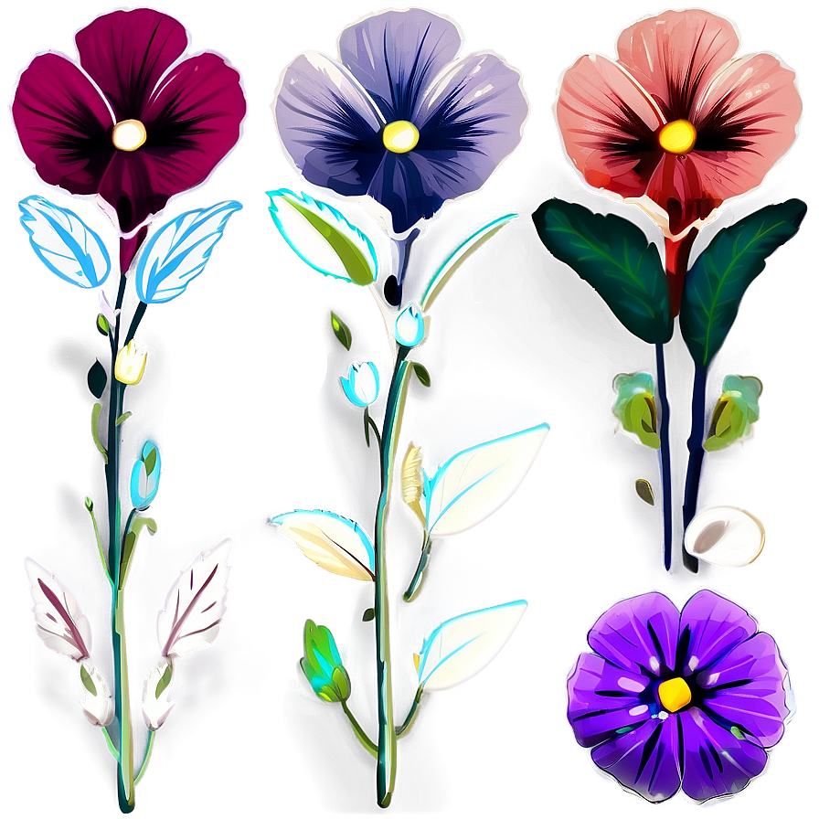 Flowers D PNG image