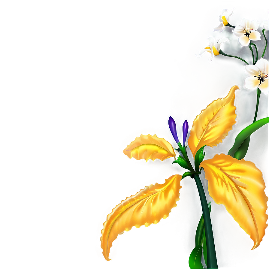 Flowers D PNG image