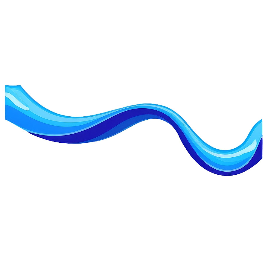 Flowing Blue Wave Png 54 PNG image