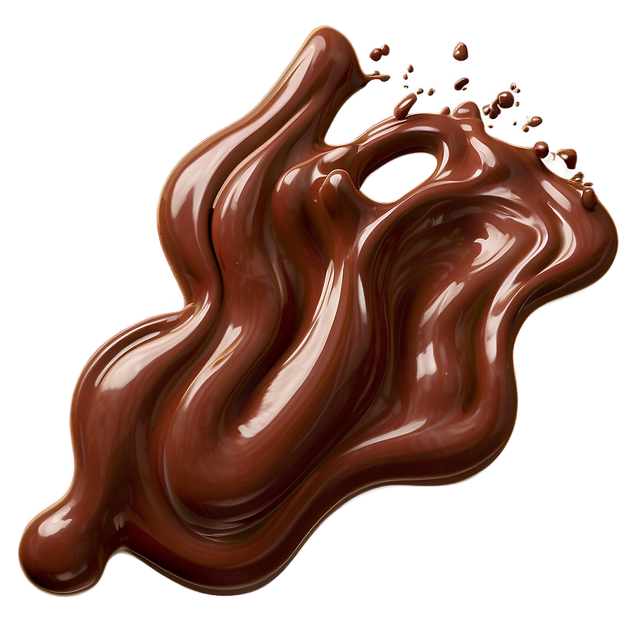 Flowing Chocolate Splash Png 06262024 PNG image