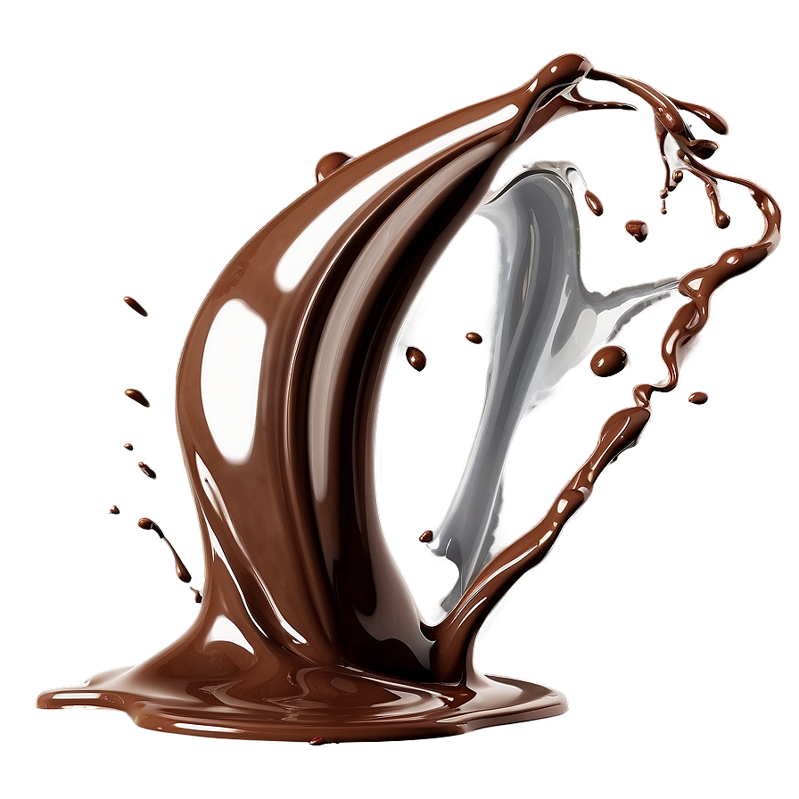 Flowing Chocolate Splash Png Saq PNG image