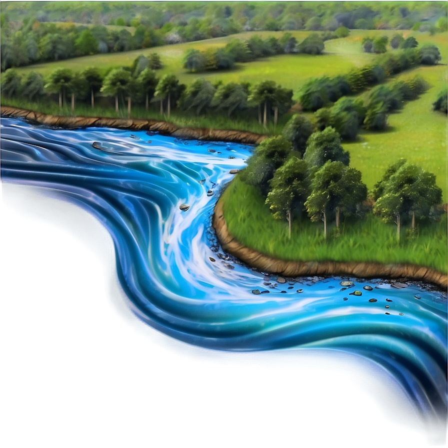 Flowing River Current Png 9 PNG image