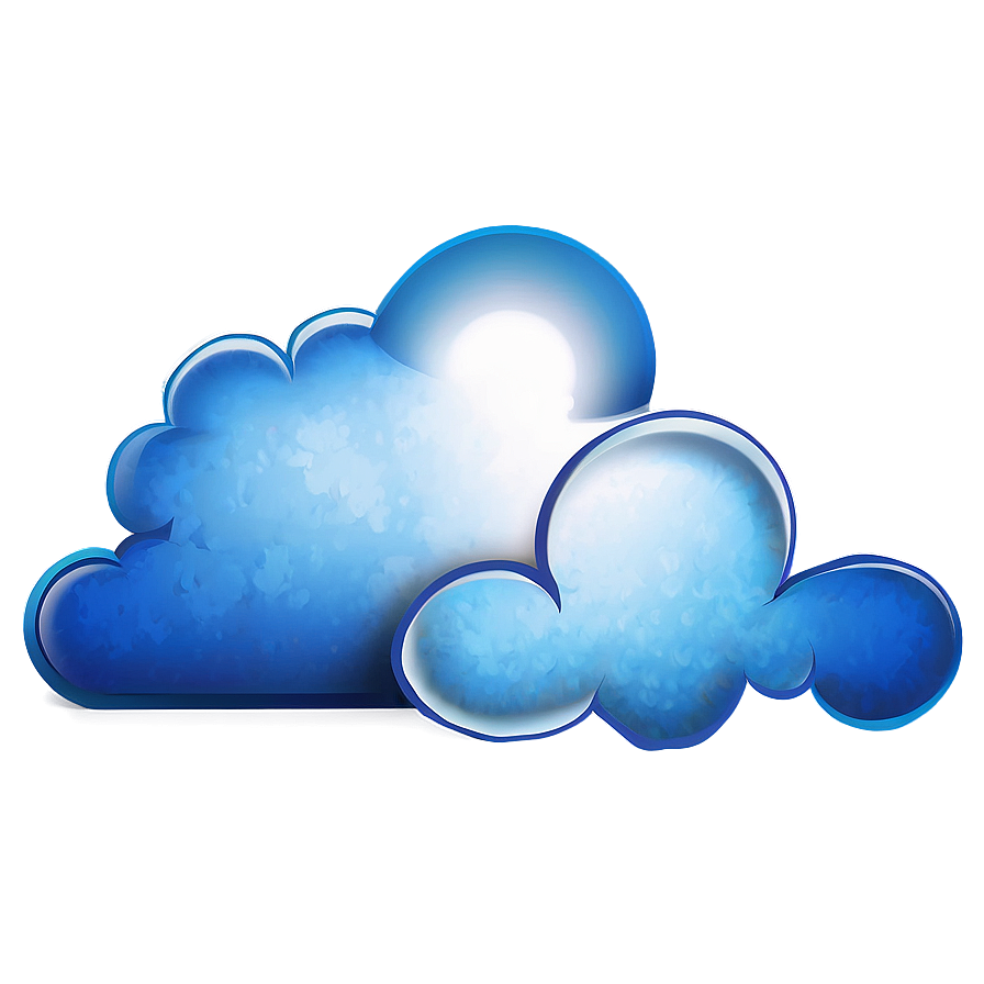 Fluffy Blue Clouds Png 19 PNG image