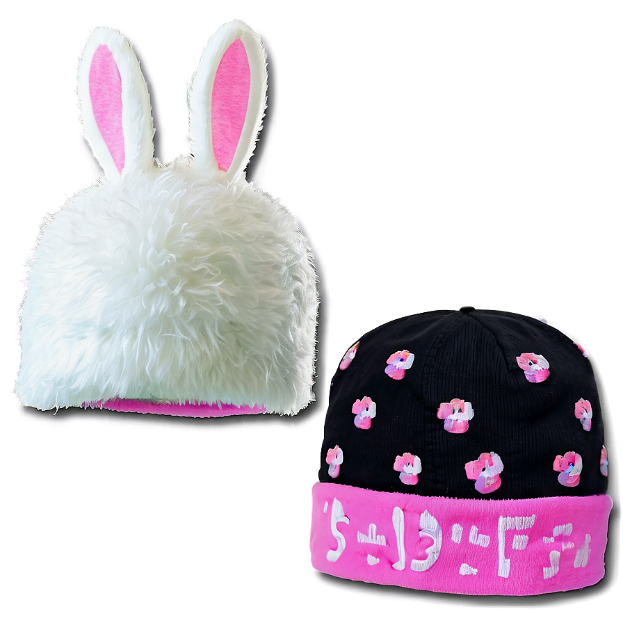 Fluffy Bunny Cap Png Jix63 PNG image