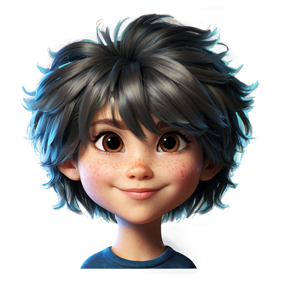 Fluffy Cartoon Hair Png 65 PNG image