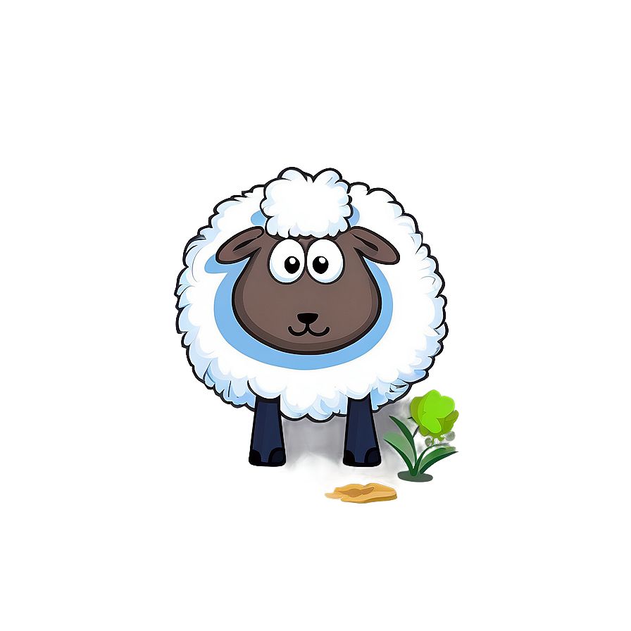 Fluffy Cartoon Sheep Png 60 PNG image