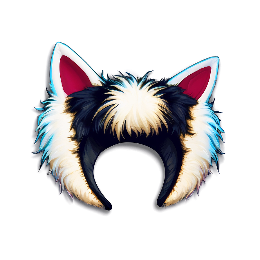Fluffy Cat Ears Illustration Png Xpq34 PNG image