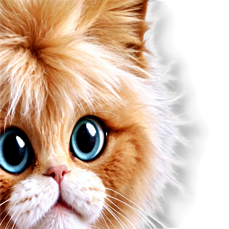 Fluffy Cat Face Png Mej PNG image