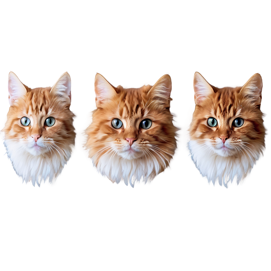 Fluffy Cat Head Picture Png 70 PNG image