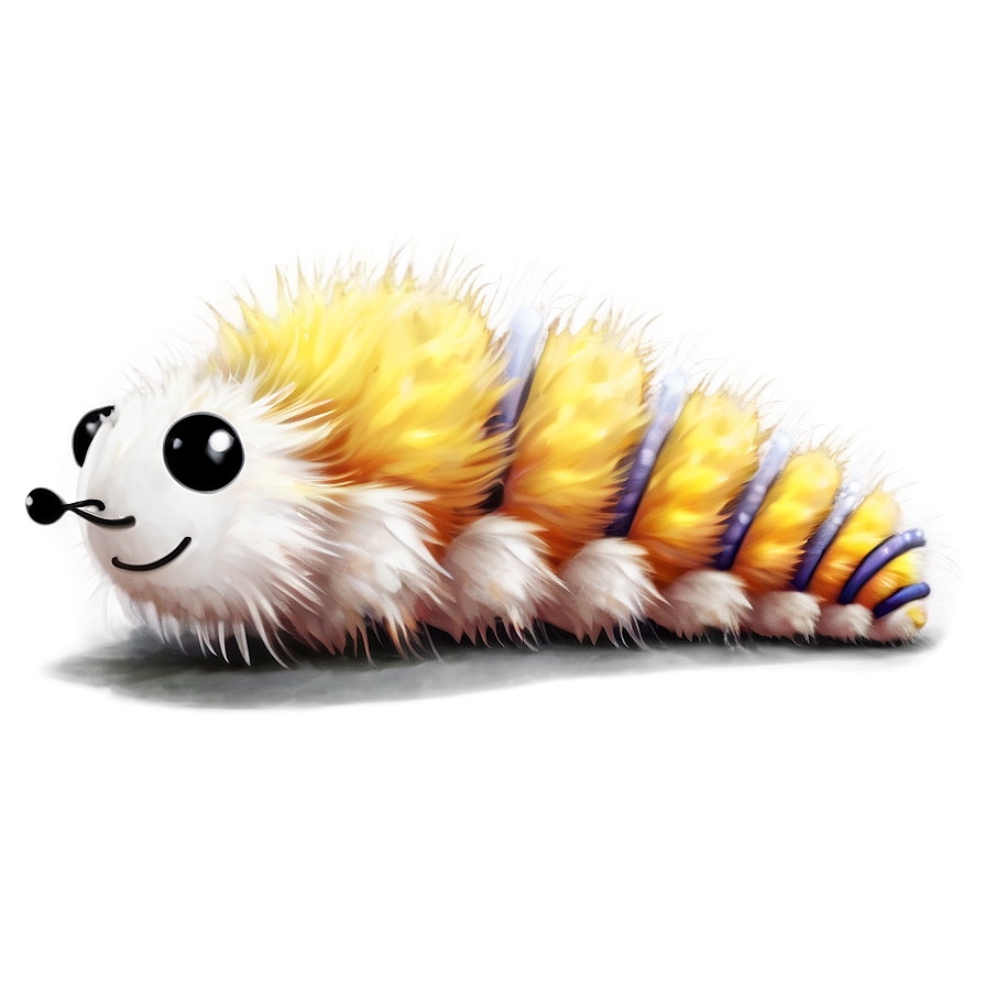 Fluffy Caterpillar Cute Png 47 PNG image