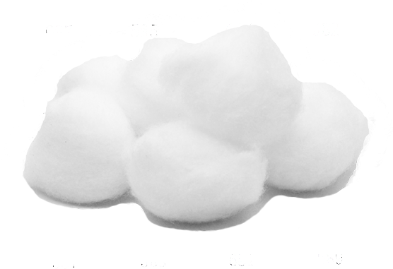 Fluffy Cotton Isolated PNG image