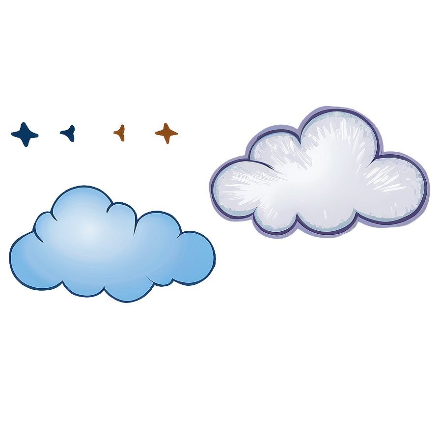 Fluffy Cute Cloud Png 06252024 PNG image