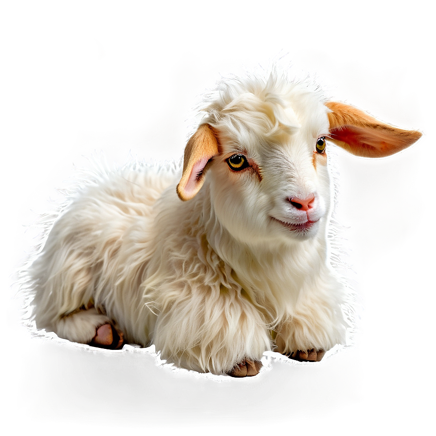 Fluffy Goat Png Chu PNG image