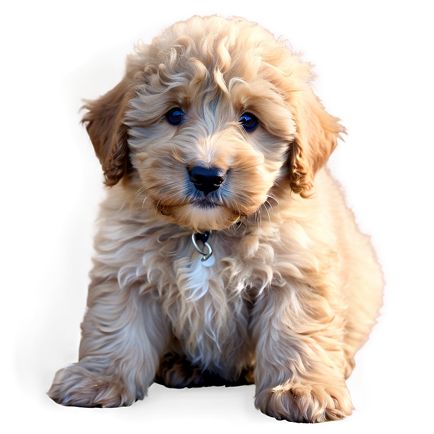 Fluffy Labradoodle Puppy Png 06262024 PNG image