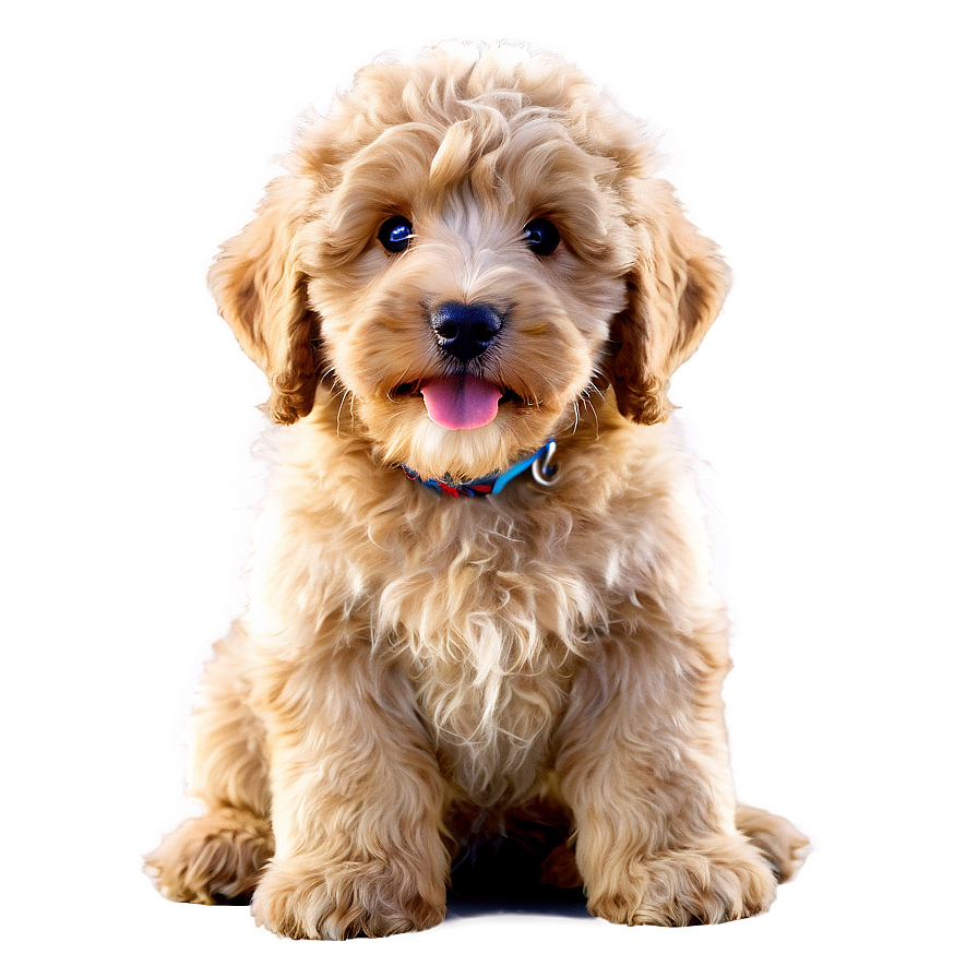 Fluffy Labradoodle Puppy Png Fuf22 PNG image